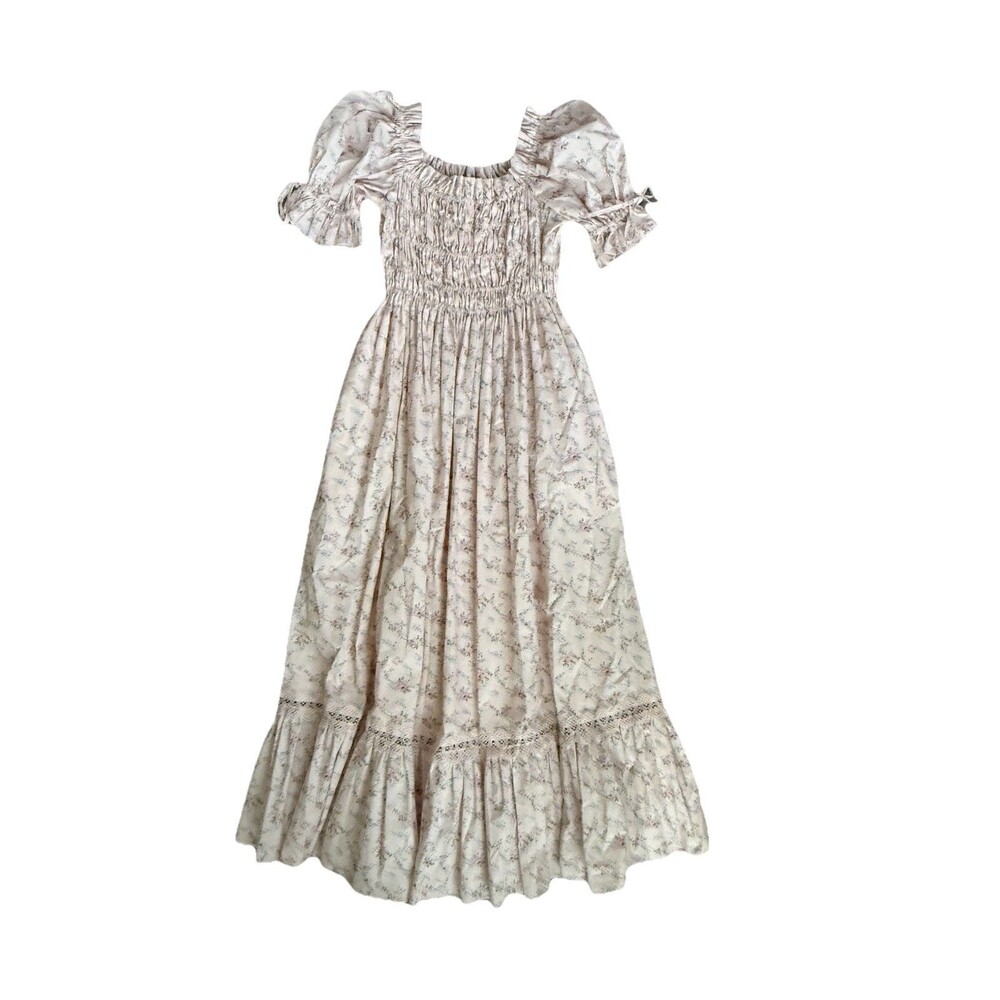 Antonio Melani x Born on Fifth Lottie Pink Floral Smocked Dress Size 2 Cottage
